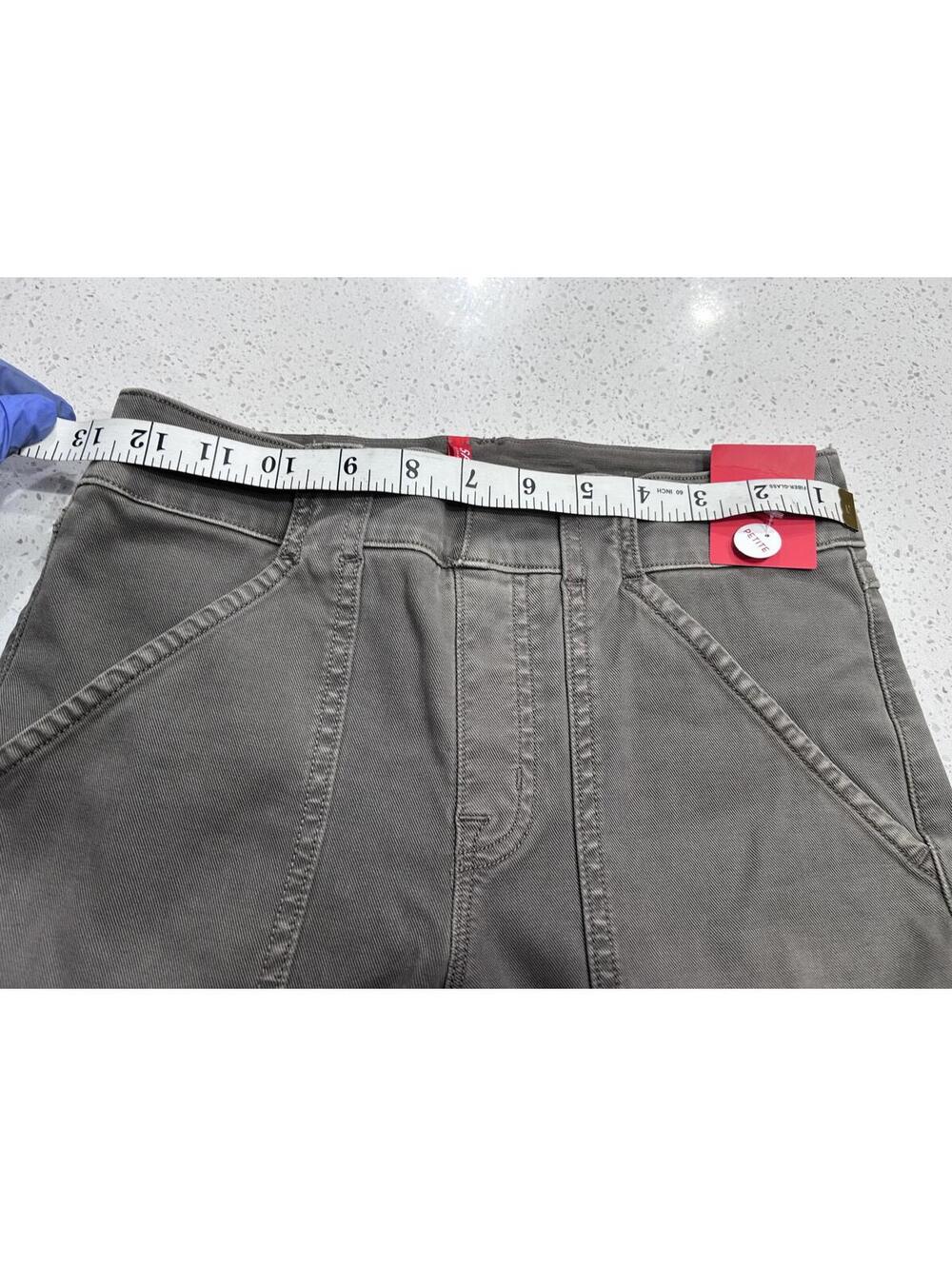 SPANX Stretch Twill Ankle Cargo Pants – Gray Washed - Picture 9 of 9